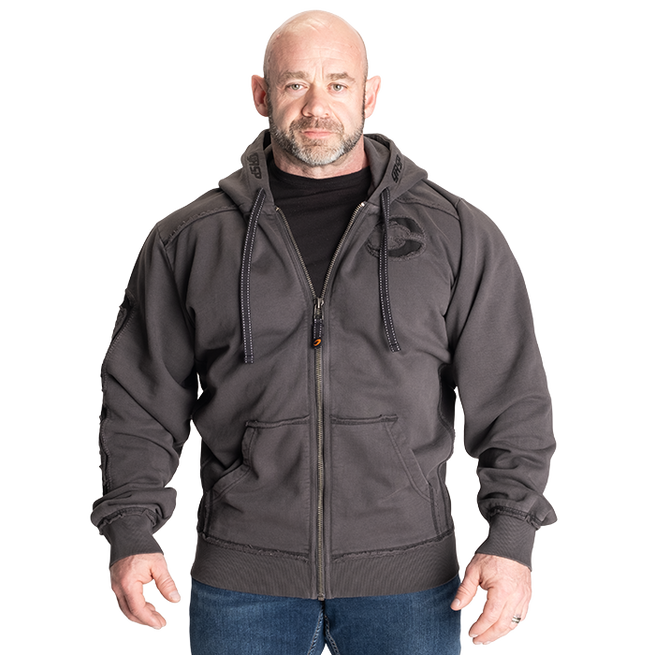 Pro Gym Huppari Acid Wash Harmaa