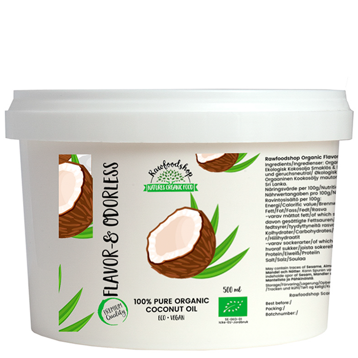 Raw Kookosöljy Virgin, 400 grammaa