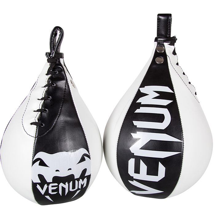 Venum Speed ​​​​Bag Boxing Ball Nahkainen Musta/Valkoinen L