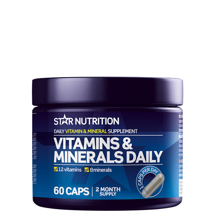 Star Nutrition Vitamins & Minerals Daily 60 caps
