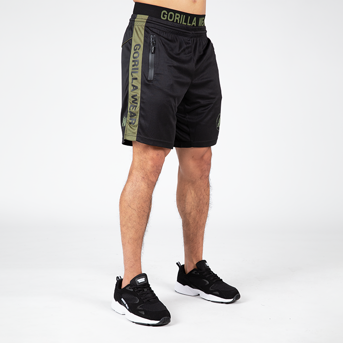 Gorilla Wear Atlanta Shorts Black/Green