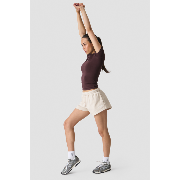Smooth Seamless T-paita Ruskea