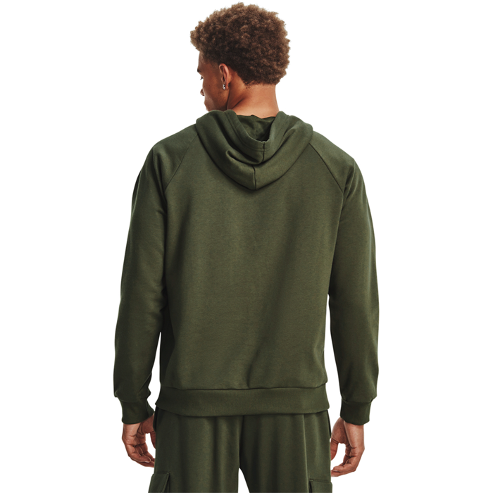 UA Rival Fleece Hoodie Marine OD Green