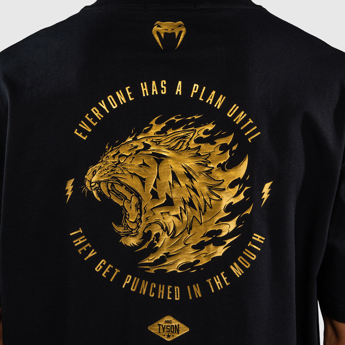 VENUM X MIKE TYSON TIGER Cotton T-paita Musta/Kulta