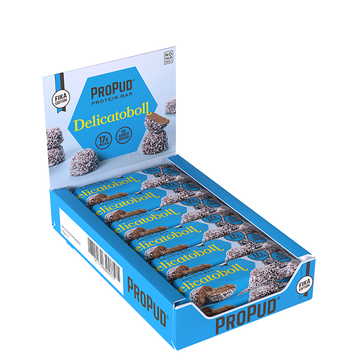 12 x Proteiinipatukka 55 g delicatoboll