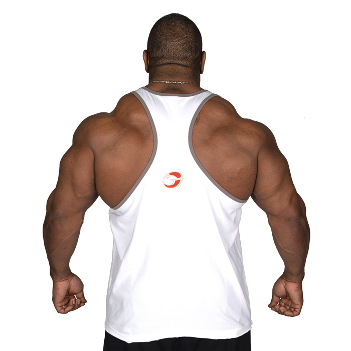 Vintage T-Back -tanktoppi Valkoinen