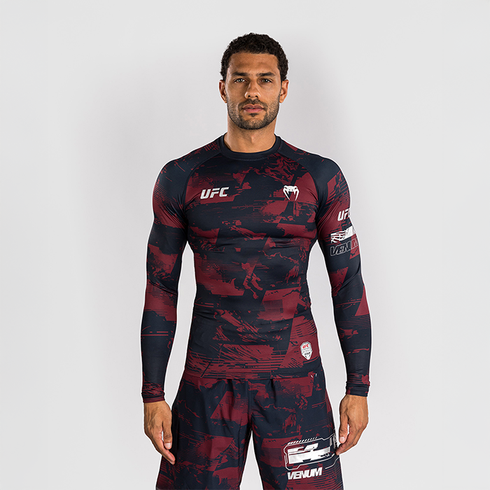 UFC Zenith by Venum Fight Week Rashguard Pitk&auml;hihainen Sininen Punainen Harmaa