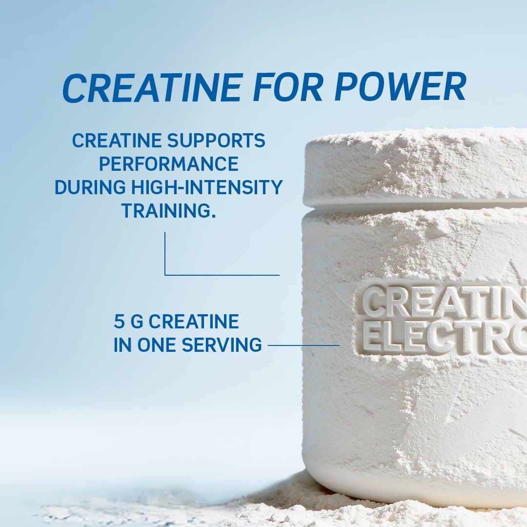Kreatiini + Elektrolyytit 300 g citrus