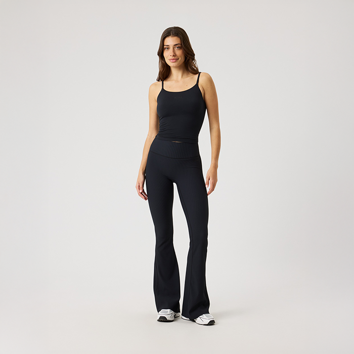 Studio Soft Cropped Tank-toppi Musta