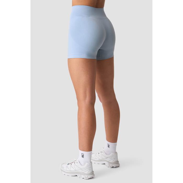 Smooth Seamless Midi Shorts Sininen