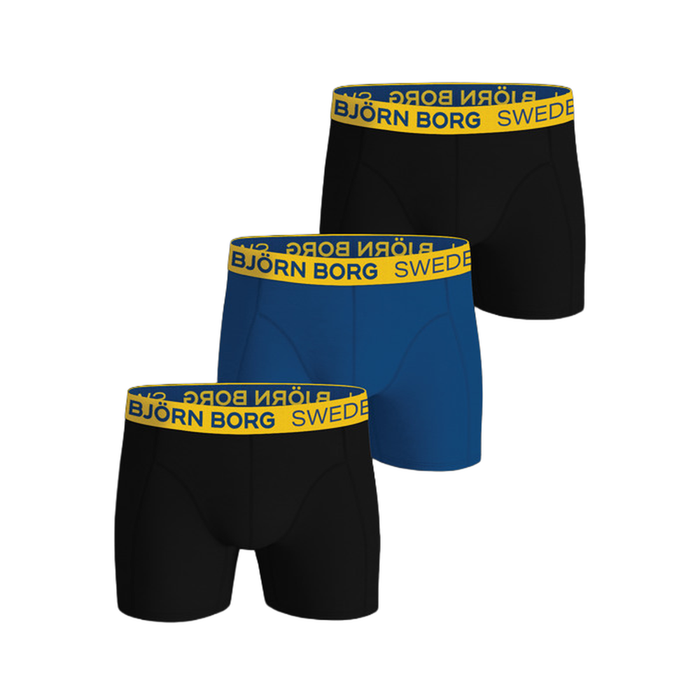 Cotton Stretch Bokserit 3‑pakkaus