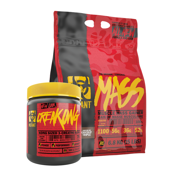Mutant Mass, 6,8 kg + CreaKong, 300g