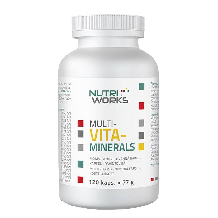 Nutri Works Multivitaminerals 120 caps