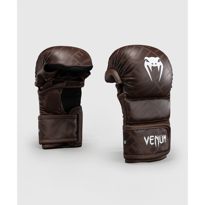 Venum CONTENDER 1.5 XT 3D Sparring -hanskat Tummanruskea