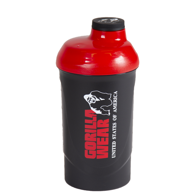 Gorilla Wear Wave Shaker Musta/Punainen 600 ml