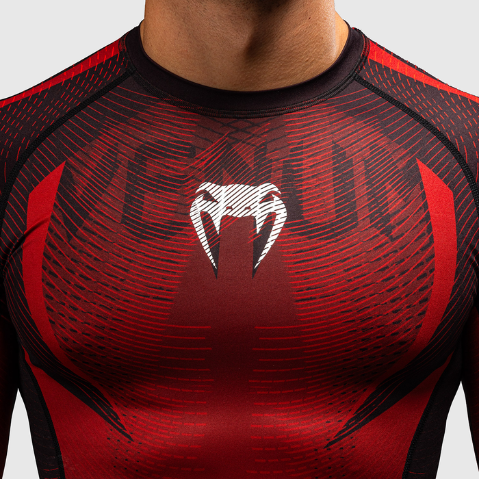 Venum GALACTIC 3.0 Pitk&auml;hihainen Rashguard Punainen/Hopea