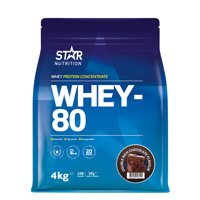Star Nutrition Whey-80 Heraproteiini 4 kg​