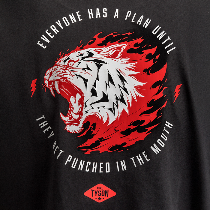 Venum X Mike Tyson Everyone has a plan T-paita Musta