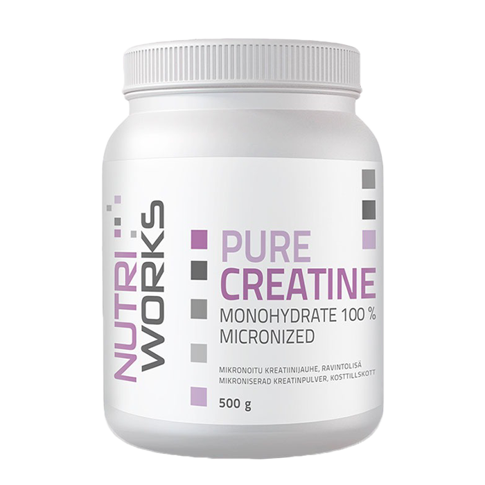 Pure Creatine monohydrate 100%, 500 g, Natural