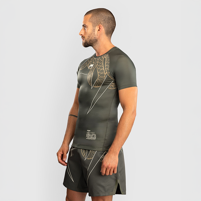Serpenti Rashguard Lyhythihainen Khaki Pronssi Ivory
