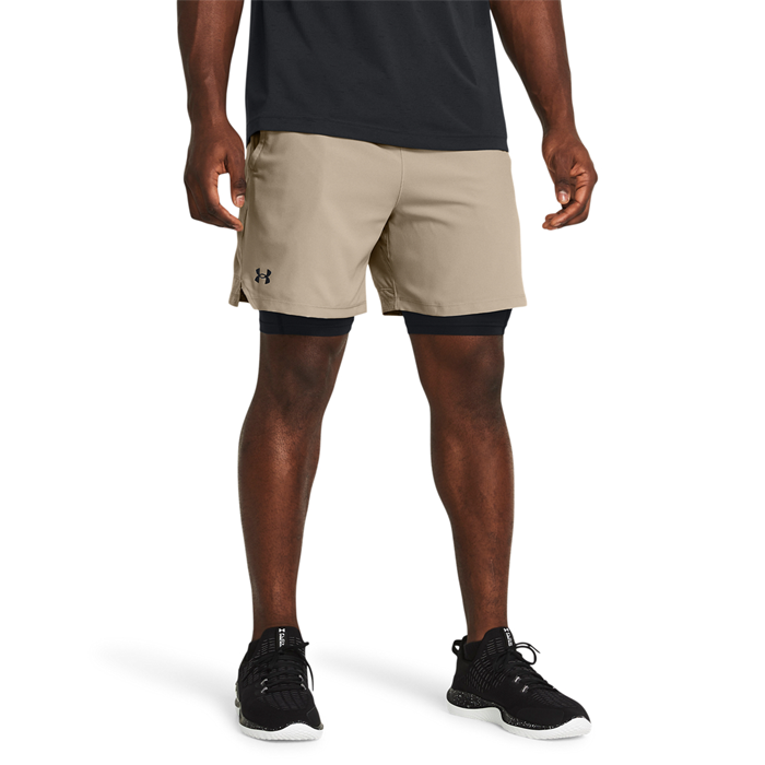 Vanish Woven 2-in-1 Shorts Beige