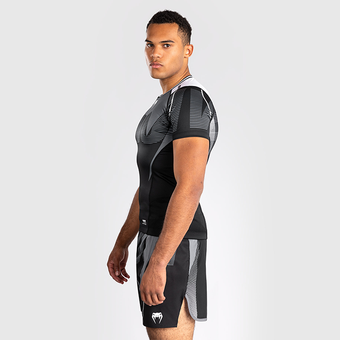 Venum Adrenaline Rashguard Lyhythihainen Musta Harmaa