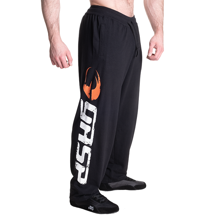 Gasp Sweatpants, Black/White