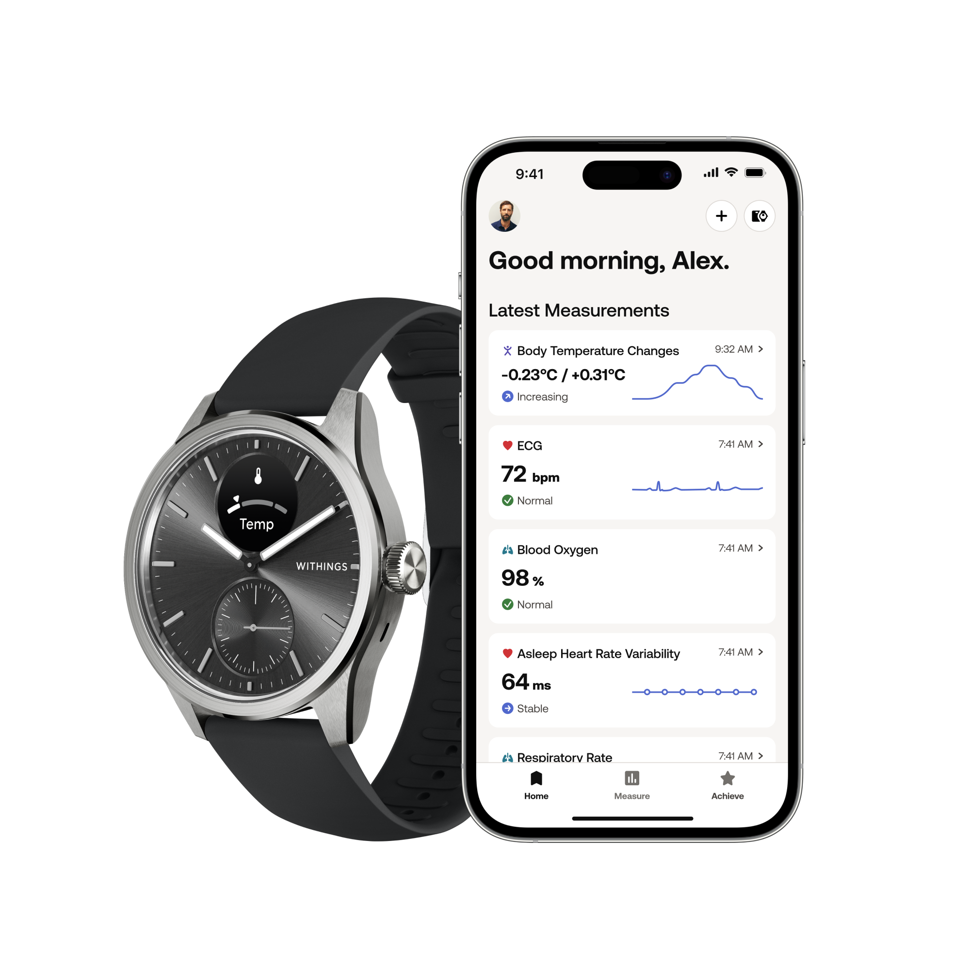 Treenikello Scanwatch 2 42mm Black