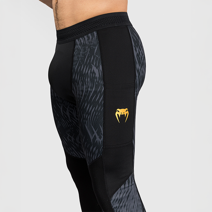 Venum X Chimaev Wild Borz Spats Treenitrikoot Musta Harmaa