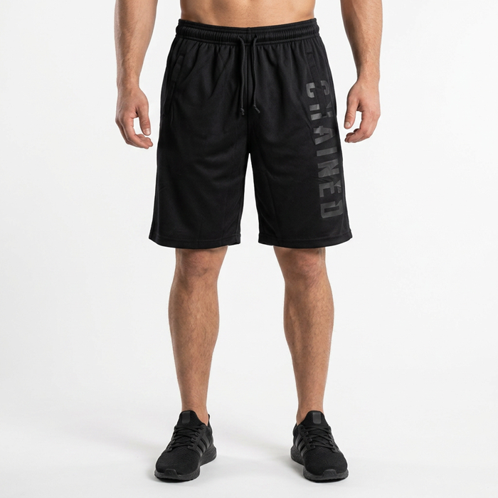 Chained Mesh Shorts Musta