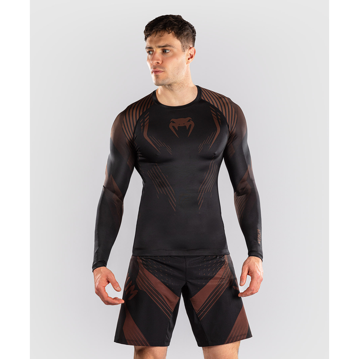 Venum NO-GI 6.0 Pitk&auml;hihainen Rashguard Musta/Ruskea