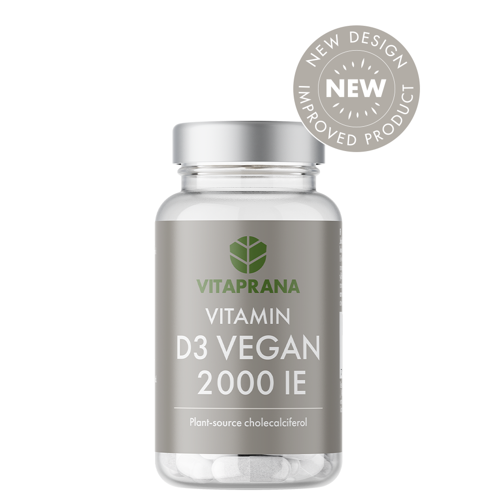 Vitamin D3 Vegaani 2000 IE 110 kapselia