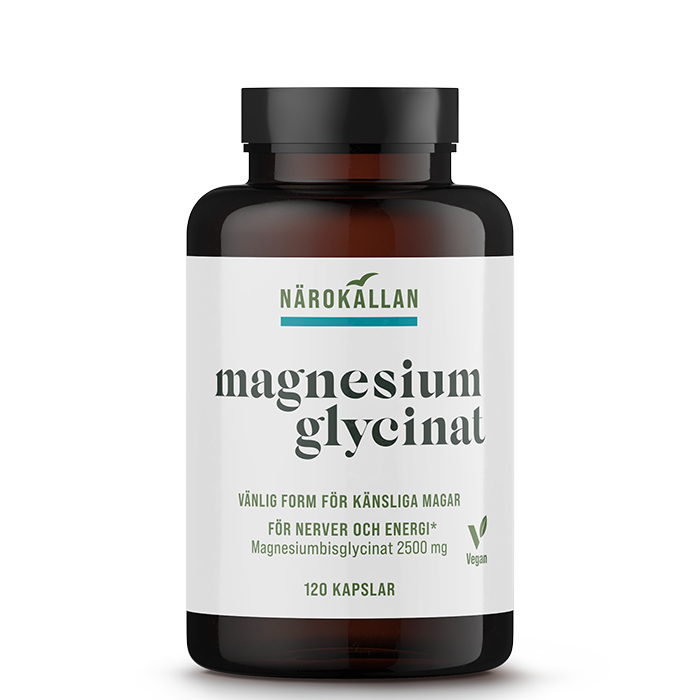 Magnesiumglycinat 120 kapslar