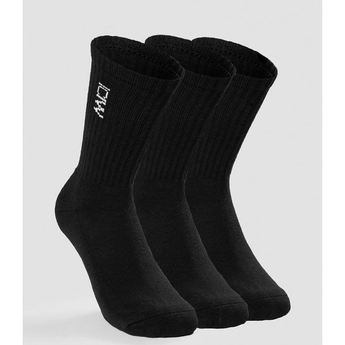 Training Socks 3-pack, Black