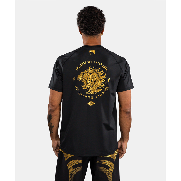 VENUM X MIKE TYSON TIGER Dry Tech -paita Musta/Kulta