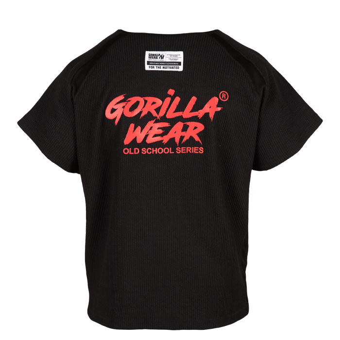 Augustine Old School Work Out Top, Musta/Punainen