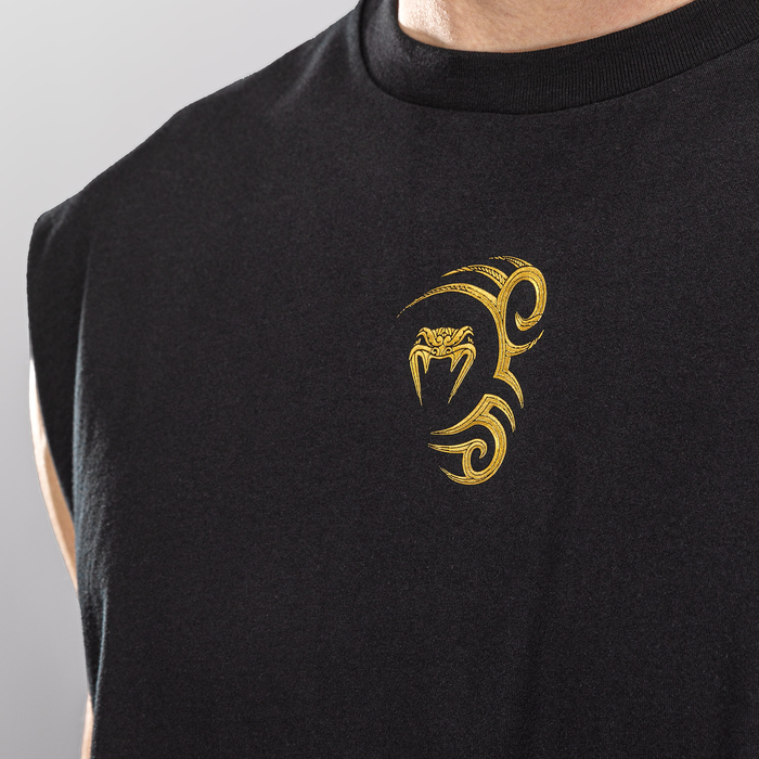 VENUM X MIKE TYSON TIGER Cotton Hihaton T-paita Musta/Kulta