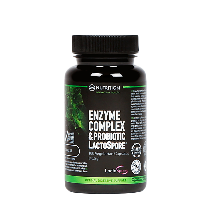 Enzyme Complex and Probiotic Lactospore, 100 caps