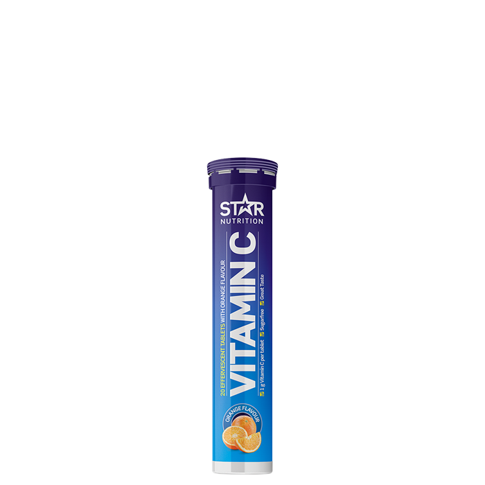 Vitamin-C, 20 poretablettia