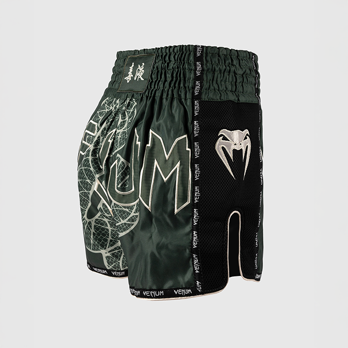 Serpenti Muay Thai-Shortsit Khaki Pronssi Ivory