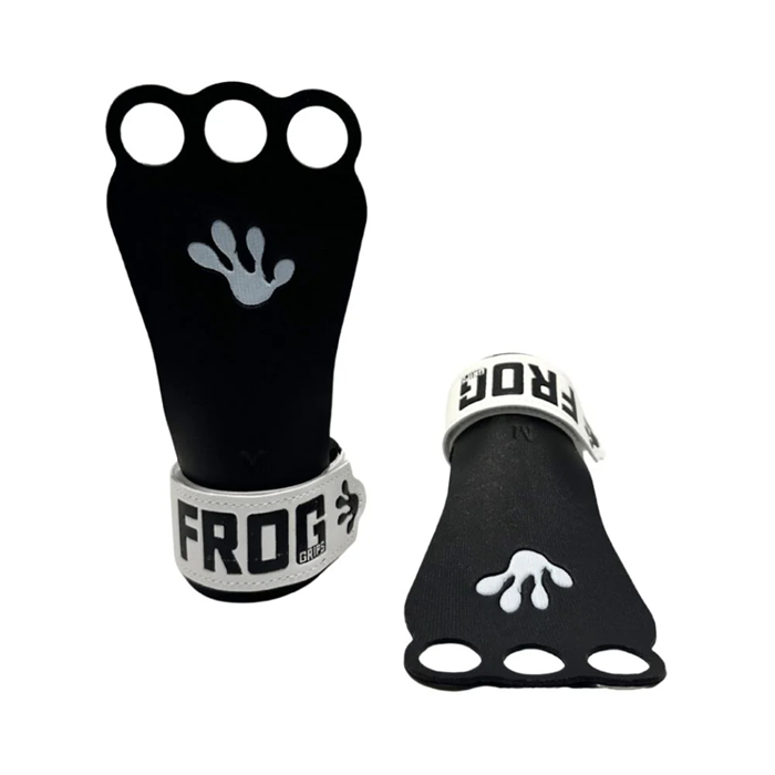 Frog Grips Base HD Treenikahvat 2.0 3 Reik&auml;&auml; Musta Valkoinen
