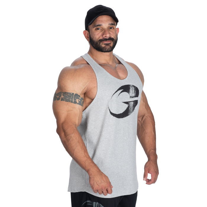 Gasp Rib Essential T-Back Harmaa