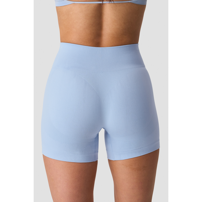 Smooth Seamless Midi Shorts Sininen