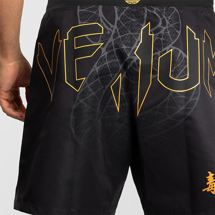 Serpenti Fightshortsit Musta Hopea Kulta