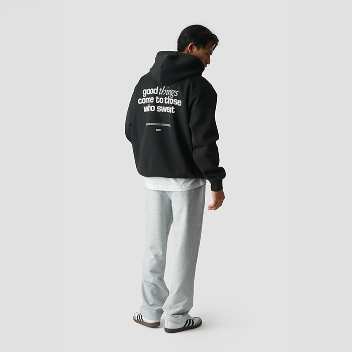 Everyday Relaxed Huppari Print Musta