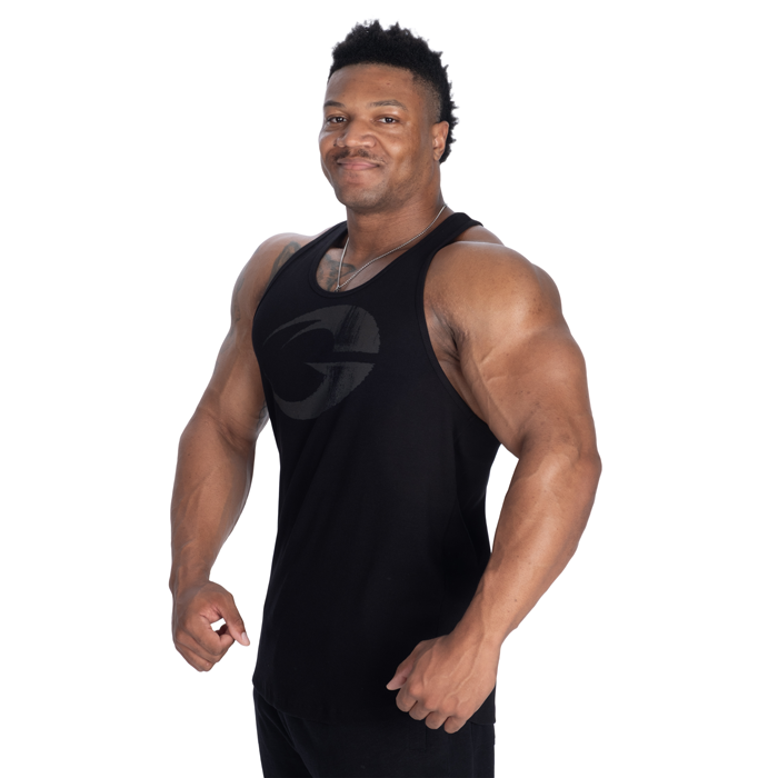 Gasp Rib Essential T-Back Musta