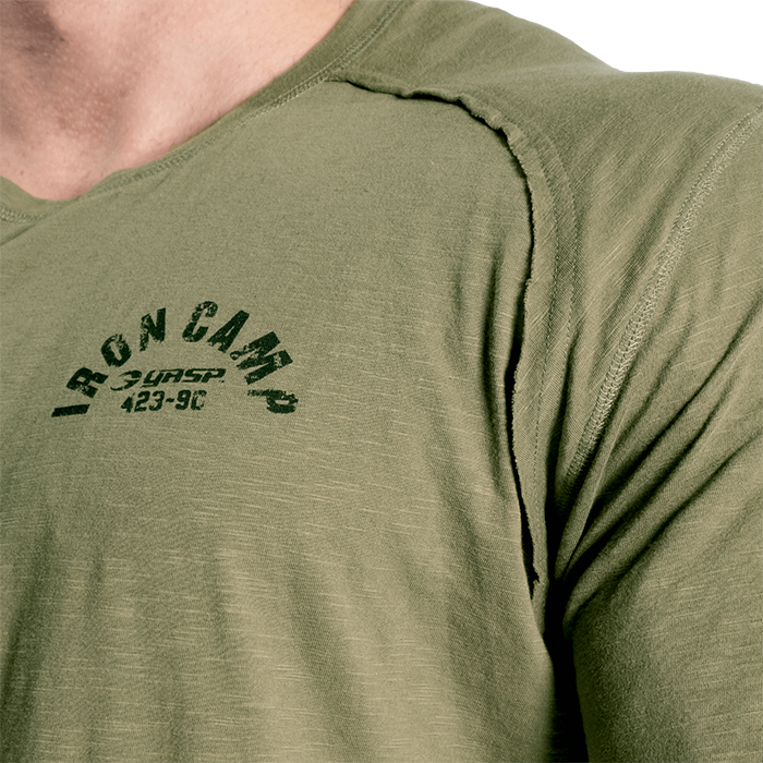 Throwback LS Tee, Wash Green