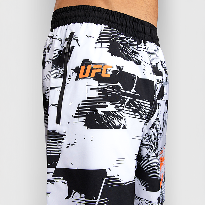 UFC Zenith by Venum Fight Week Treenishortsit Musta Valkoinen Oranssi