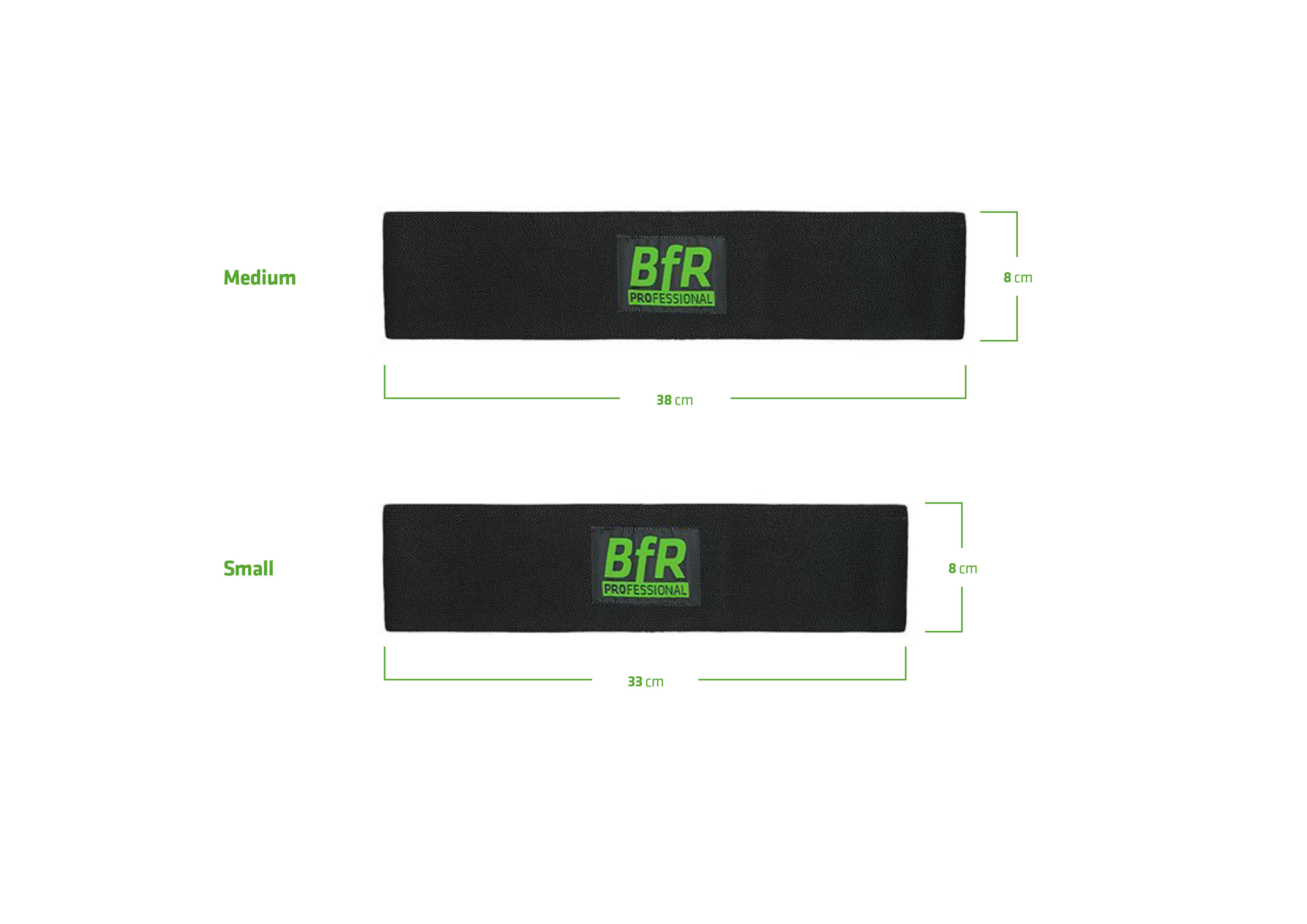 Size guide BfR Pro Glutebuilder