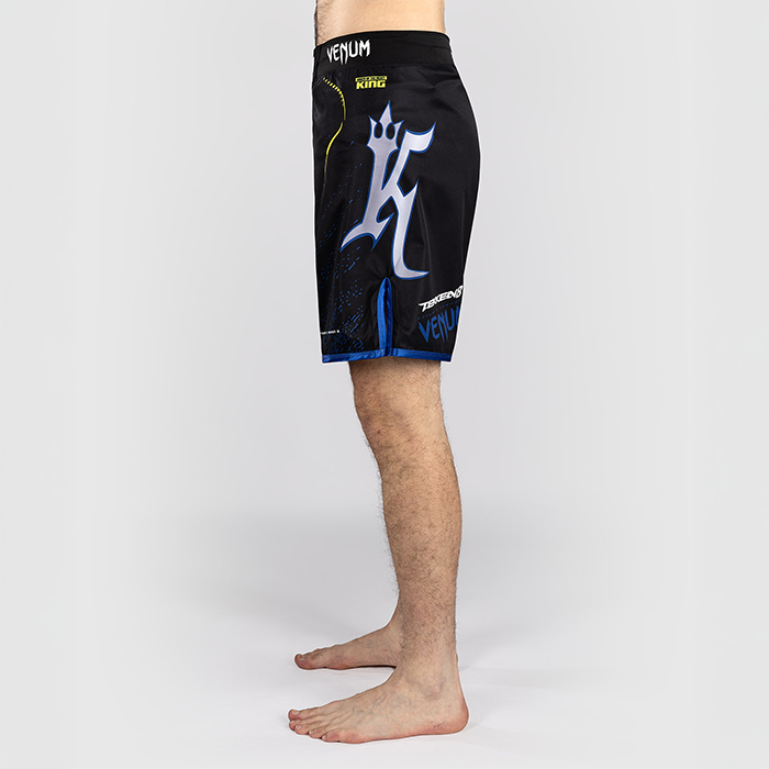 Venum x TEKKEN 8 Fightshortsit King Musta Keltainen